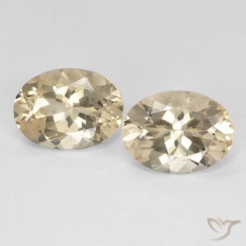 2.33ctw Natural Dorado claro morganita, Ovalada, VVS-VS