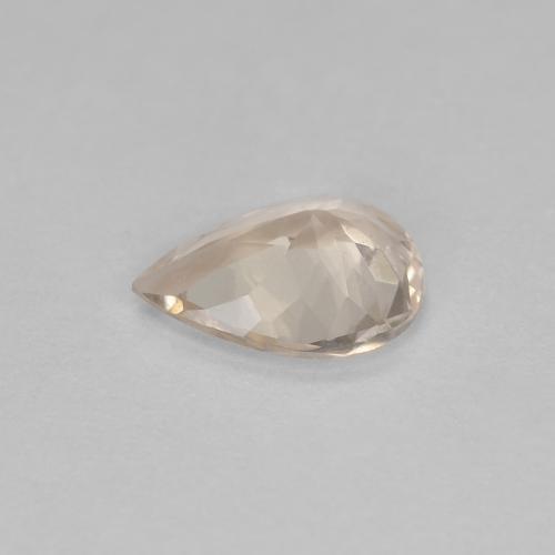 Morganita dorado natural de 0,54 ct, en forma de pera, VS