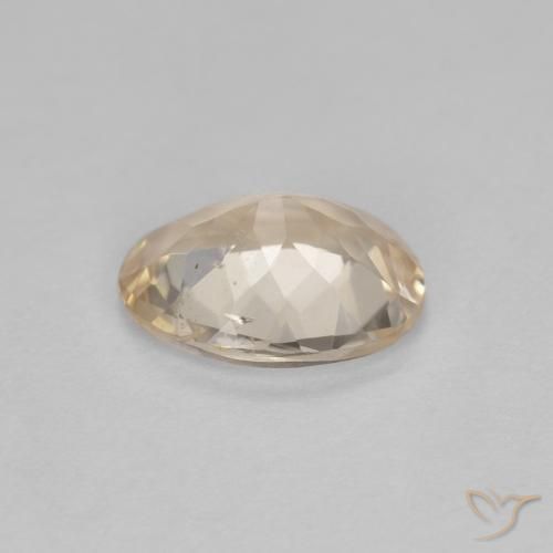 Morganita Dorado claro natural de 0.79 ct, Ovalada, VS