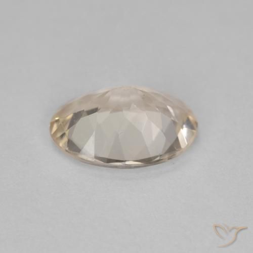 Morganita Dorado claro natural de 0.85 ct, Ovalada, VS