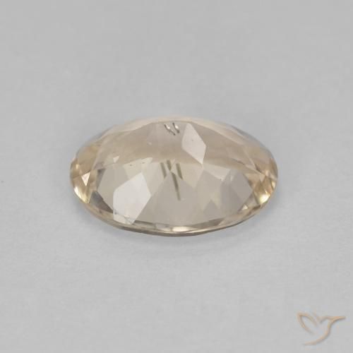 Morganita Dorado claro natural de 1.02 ct, Ovalada, VS