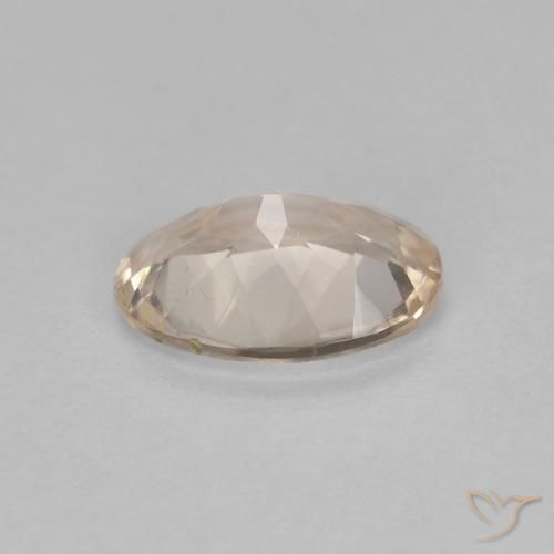 Morganita Dorado claro natural de 0.92 ct, Ovalada, VS