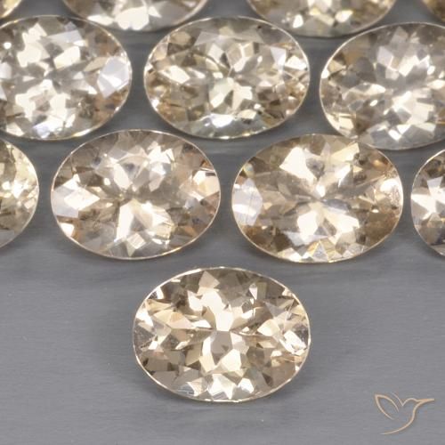 1.09ct Natural Dorado claro morganita, Ovalada, VS
