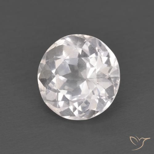 Morganita Rosado claro natural de 1.25 ct, Redondo, VS