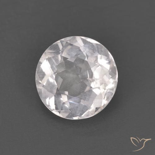 Morganita Rosado claro natural de 1.11 ct, Redondo, VS