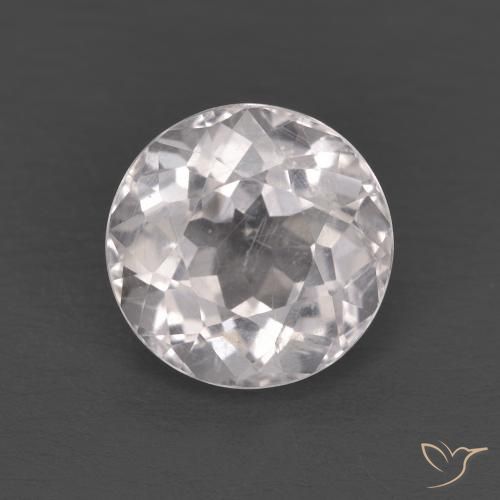 Morganita Rosado claro natural de 1.33 ct, Redondo, VS