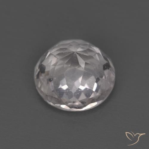 Morganita Rosado claro natural de 1.24 ct, Redondo, VS