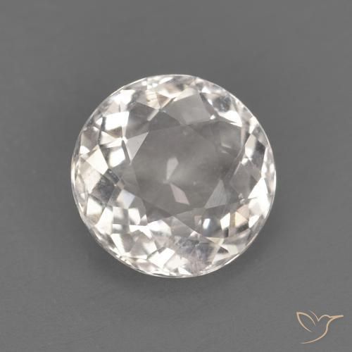 Morganita Rosado muy claro natural de 1.13 ct, Redondo, VVS-VS