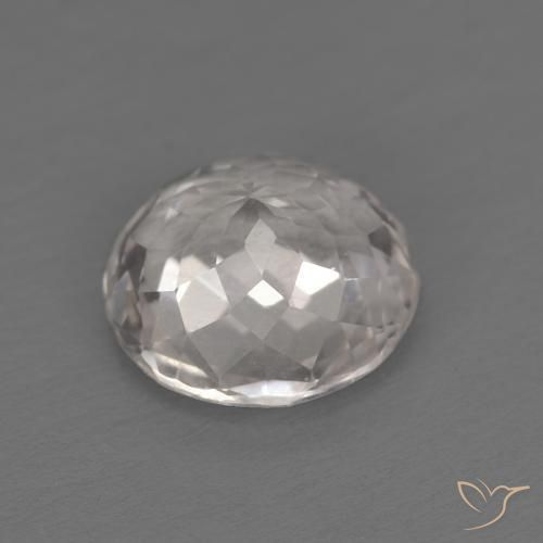 Morganita Rosado muy claro natural de 1.13 ct, Redondo, VVS-VS