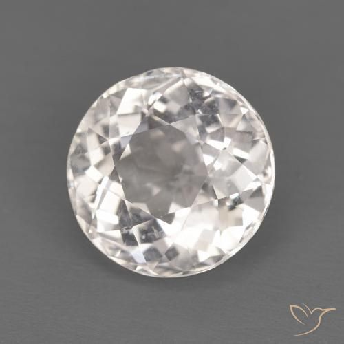 Morganita Rosado muy claro natural de 1.55 ct, Redondo, VVS-VS