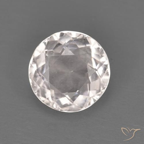Morganita Rosado muy claro natural de 1.04 ct, Redondo, VVS-VS