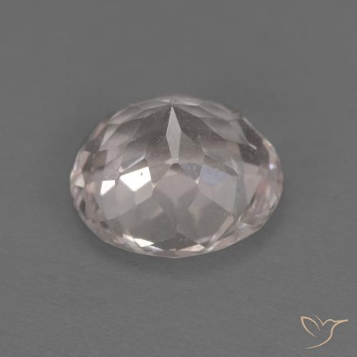 Morganita Rosado muy claro natural de 1.32 ct, Redondo, VVS-VS