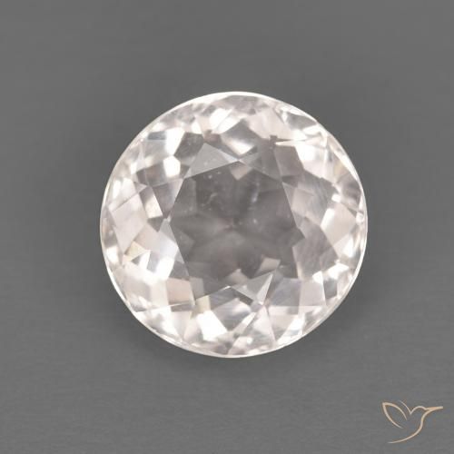 1.28ct Natural Rosado muy claro Morganita, Redondo, VVS-VS