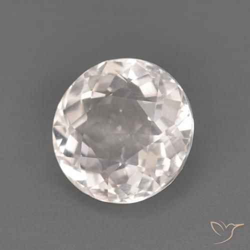Morganita Rosado muy claro natural de 1.28 ct, Redondo, VVS-VS