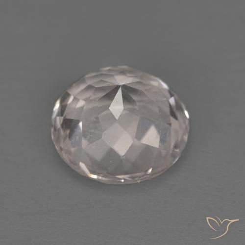 Morganita Rosado muy claro natural de 1.28 ct, Redondo, VVS-VS