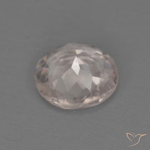 Morganita Rosado muy claro natural de 0.93 ct, Redondo, VS