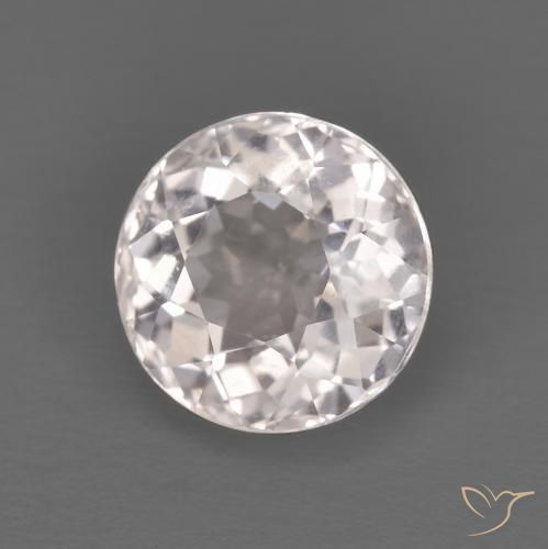 Morganita Rosado muy claro natural de 1.45 ct, Redondo, VS