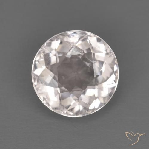 1.22ct Natural Rosado muy claro Morganita, Redondo, VS