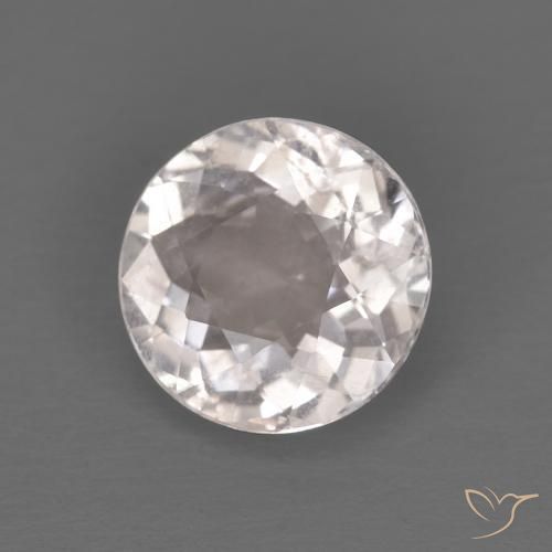 Morganita Rosado muy claro natural de 1.22 ct, Redondo, VS