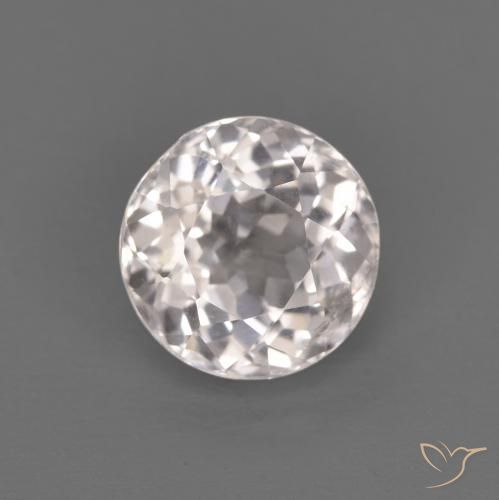 Morganita Rosado muy claro natural de 1.02 ct, Redondo, VS