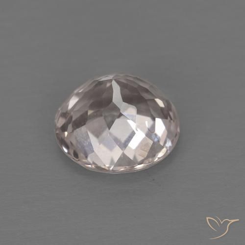 Morganita Rosado muy claro natural de 1.02 ct, Redondo, VS