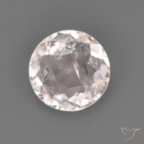 0.99ct Natural Rosado muy claro Morganita, Redondo, VS-SI