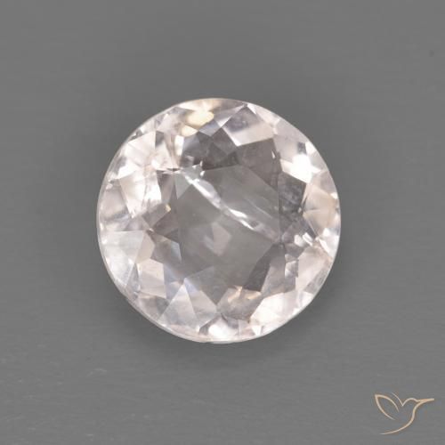 Morganita Rosado muy claro natural de 0.99 ct, Redondo, VS-SI