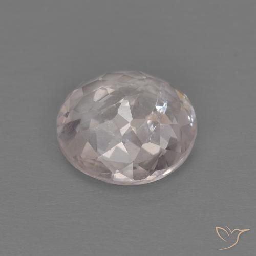 Morganita Rosado muy claro natural de 0.99 ct, Redondo, VS-SI