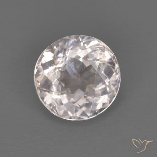 1.06ct Natural Rosado muy claro Morganita, Redondo, VS-SI