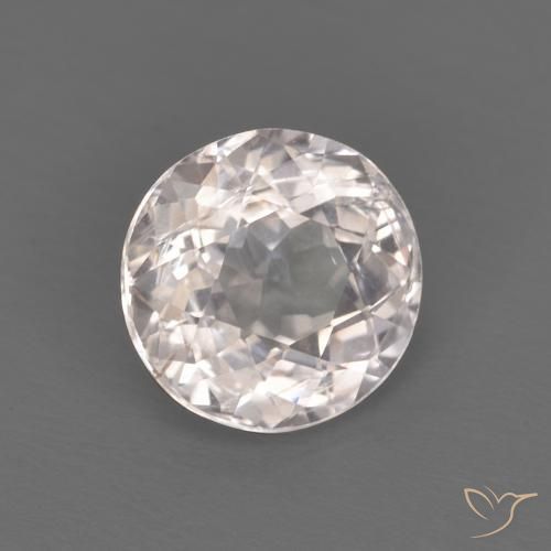 Morganita Rosado muy claro natural de 1.06 ct, Redondo, VS-SI