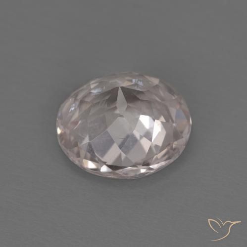 Morganita Rosado muy claro natural de 1.06 ct, Redondo, VS-SI