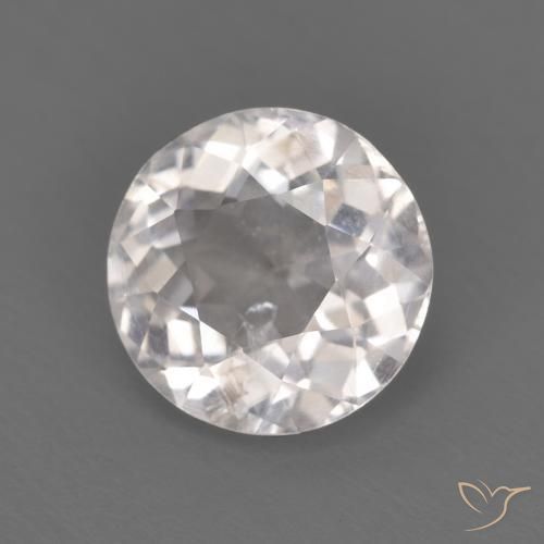 Morganita Rosado muy claro natural de 1.29 ct, Redondo, VS