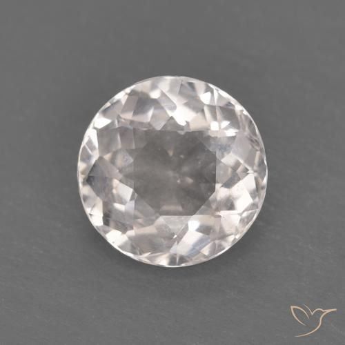 0.99ct Natural Rosado muy claro Morganita, Redondo, VVS-VS