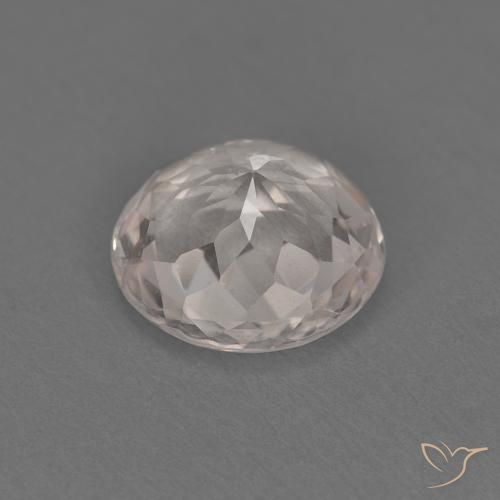 Morganita Rosado muy claro natural de 0.99 ct, Redondo, VVS-VS