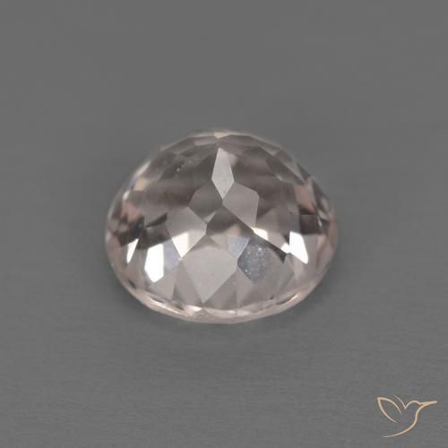 Morganita Rosado muy claro natural de 1.09 ct, Redondo, VVS-VS