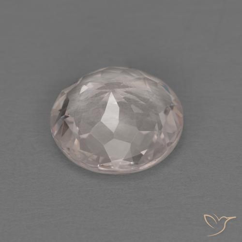 Morganita Rosado muy claro natural de 1.05 ct, Redondo, VVS-VS