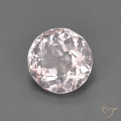 1.20ct Natural Rosado muy claro Morganita, Redondo, VS