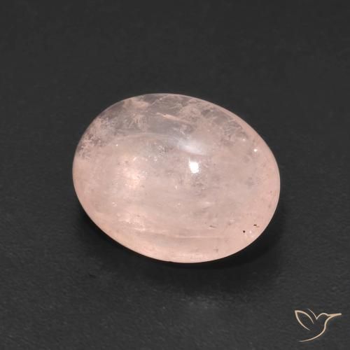 Morganita Medium Light-Pink natural de 4.11 ct, Ovalada, Translúcido
