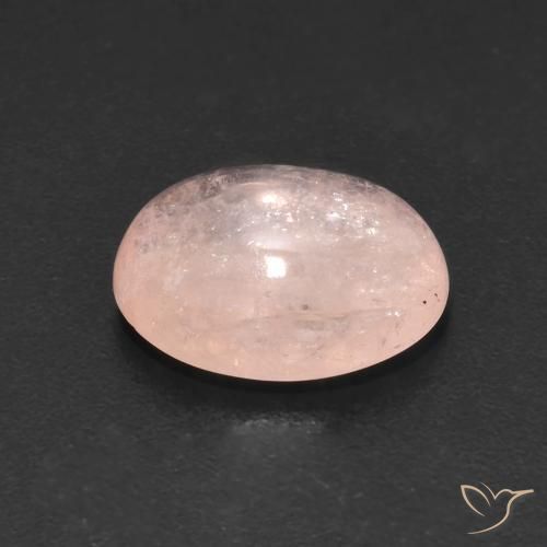 Morganita Medium Light-Pink natural de 4.11 ct, Ovalada, Translúcido