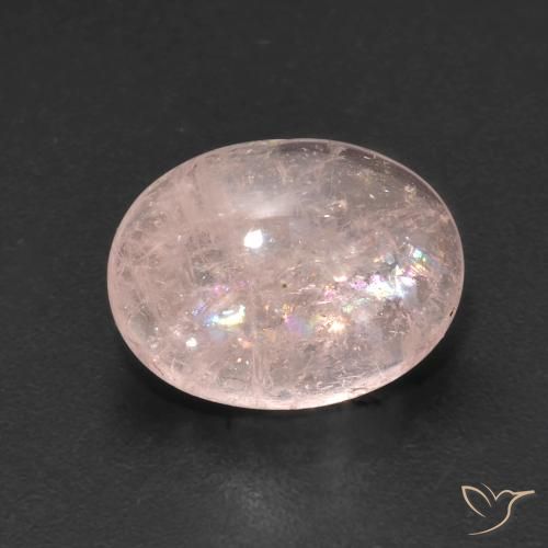3.86ct Natural Rosado flamingo morganita, Ovalada, Transparente