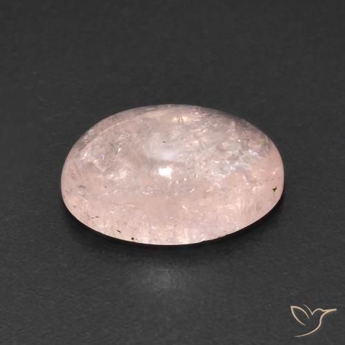 Morganita Rosado flamingo natural de 3.86 ct, Ovalada, Transparente