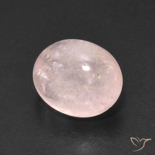 Morganita Rosado medio natural de 3.16 ct, Ovalada, Transparente