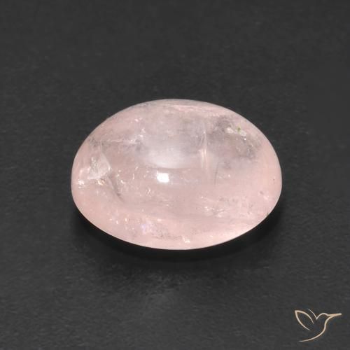 Morganita Rosado medio natural de 3.16 ct, Ovalada, Transparente