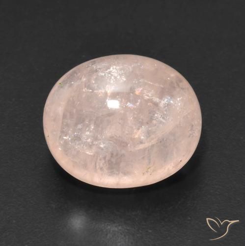 7.18ct Natural Rosado salmón morganita, Ovalada, Transparente
