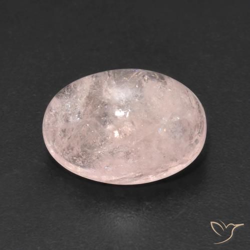 4.21ct Natural Rosado flamingo morganita, Ovalada, Transparente