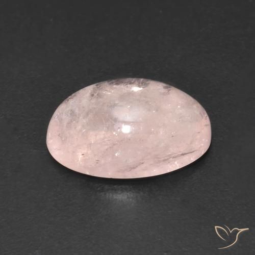 Morganita Rosado flamingo natural de 4.21 ct, Ovalada, Transparente