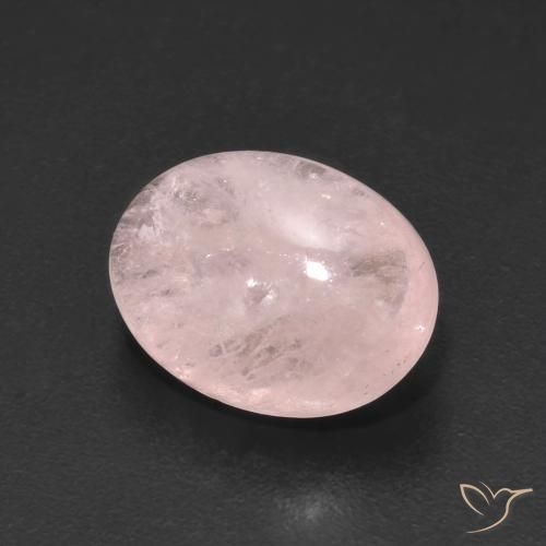 Morganita Medium Light-Pink natural de 4.19 ct, Ovalada, Translúcido