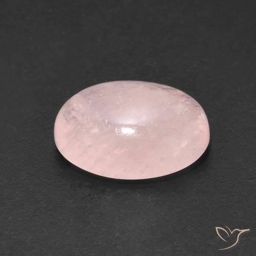 Morganita Medium Light-Pink natural de 4.19 ct, Ovalada, Translúcido