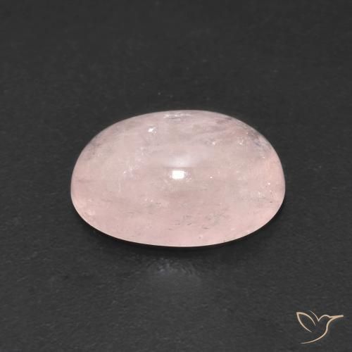 Morganita Rosado medio natural de 3.67 ct, Ovalada, Translúcido