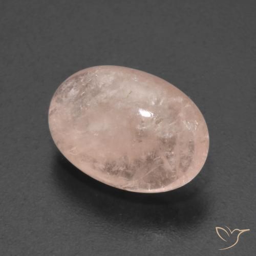 Morganita Rosado medio natural de 4.50 ct, Ovalada, Transparente
